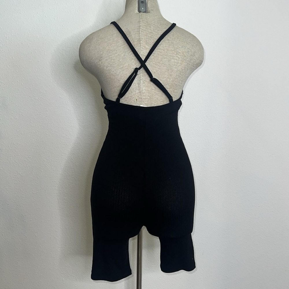 Bozzolo Ribbed Knit Unitard - Picture 2 of 3